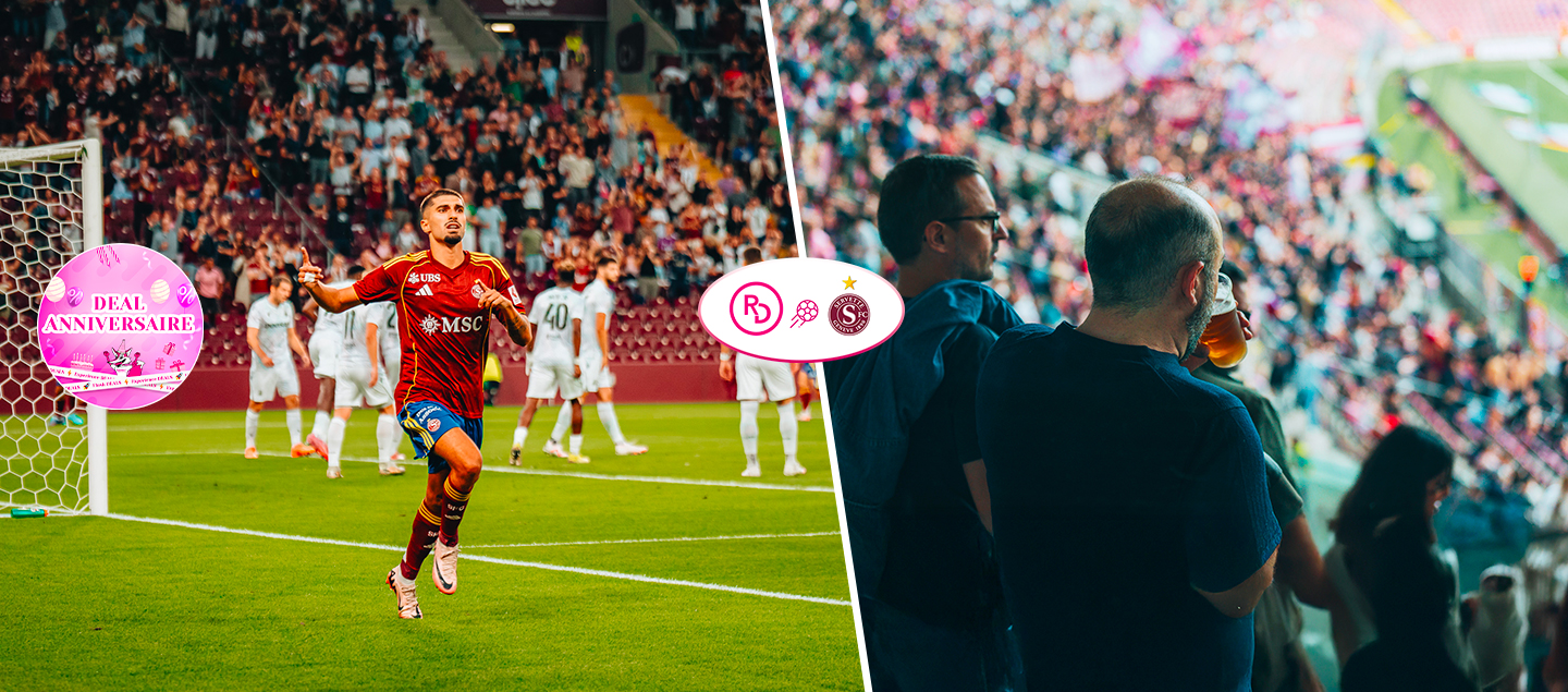 SERVETTExRD - 1 accès en Salon Dix-Huit 90 pour le match du Servette FC - FC Lugano avec Cocktail apéritif froid et Boissons à volonté (Bière, Vin, Minérale)