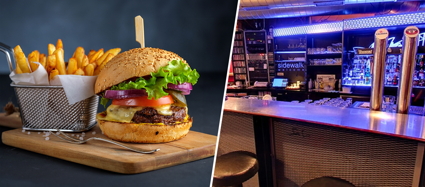 Menu Burger du Sidewalk avec entrée et dessert dès 2 personnes