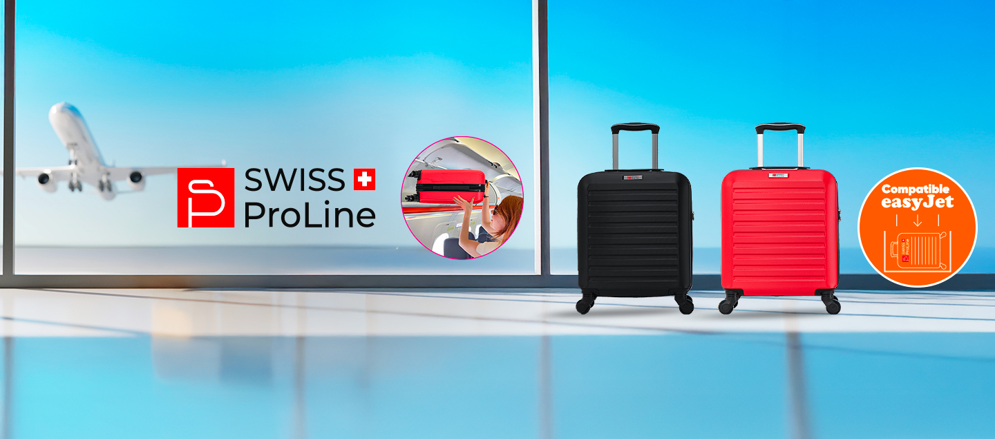 Valise cabine compatible EasyJet (45cm) Swiss ProLine