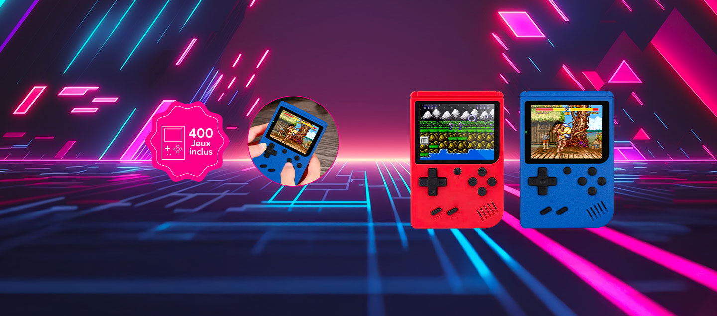 Console de jeux rétro (400 jeux inclus)