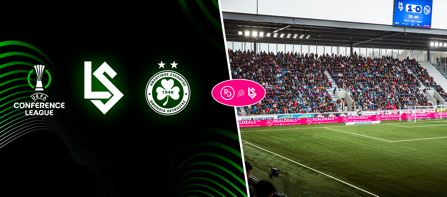 Conference League - 1 entrée pour le match de Coupe d’Europe LS VS Omónia (06.11.25)