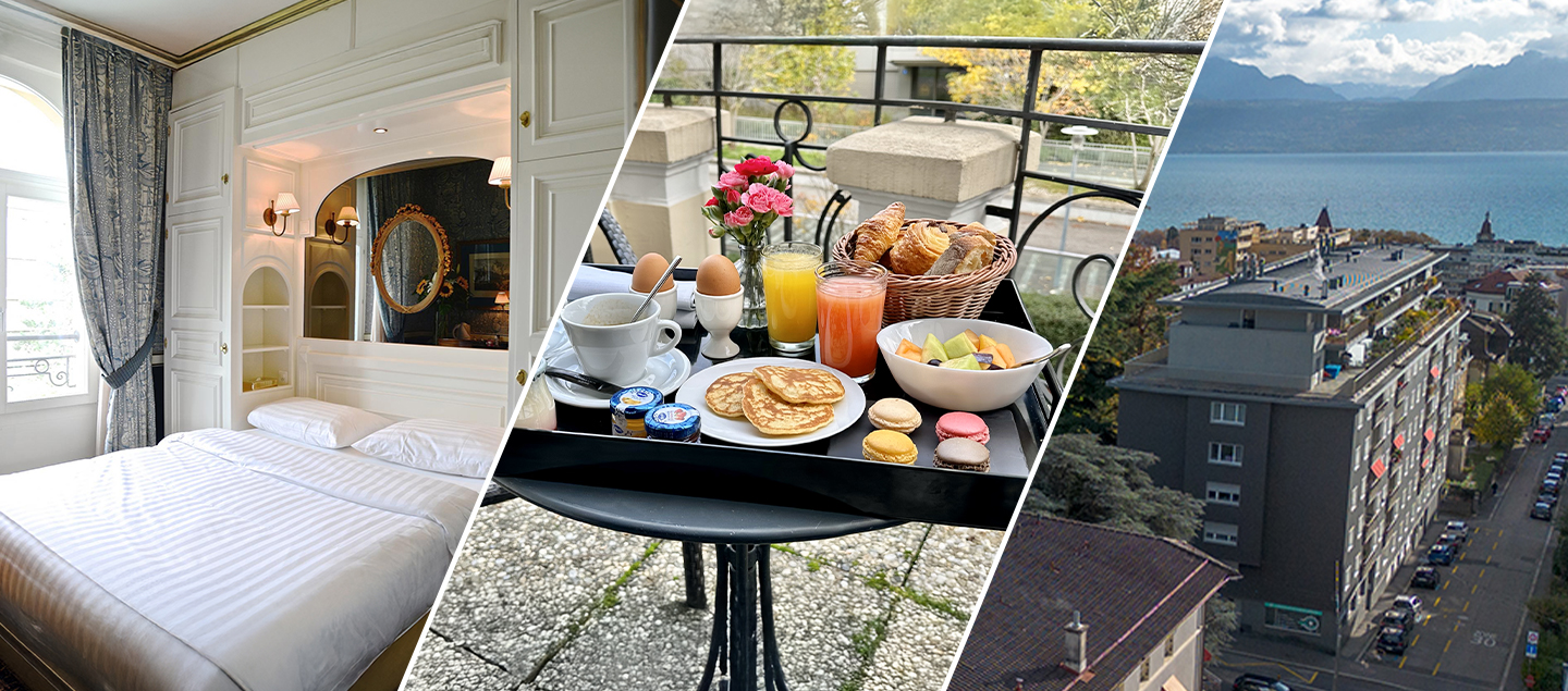 Séjour au Carlton Lausanne Boutique Hôtel**** avec Verre de bienvenue et Petit-déjeuner pour 2 personnes
