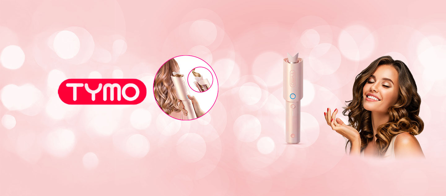 Boucleur ionique pratique sans fil rechargeable TYMO