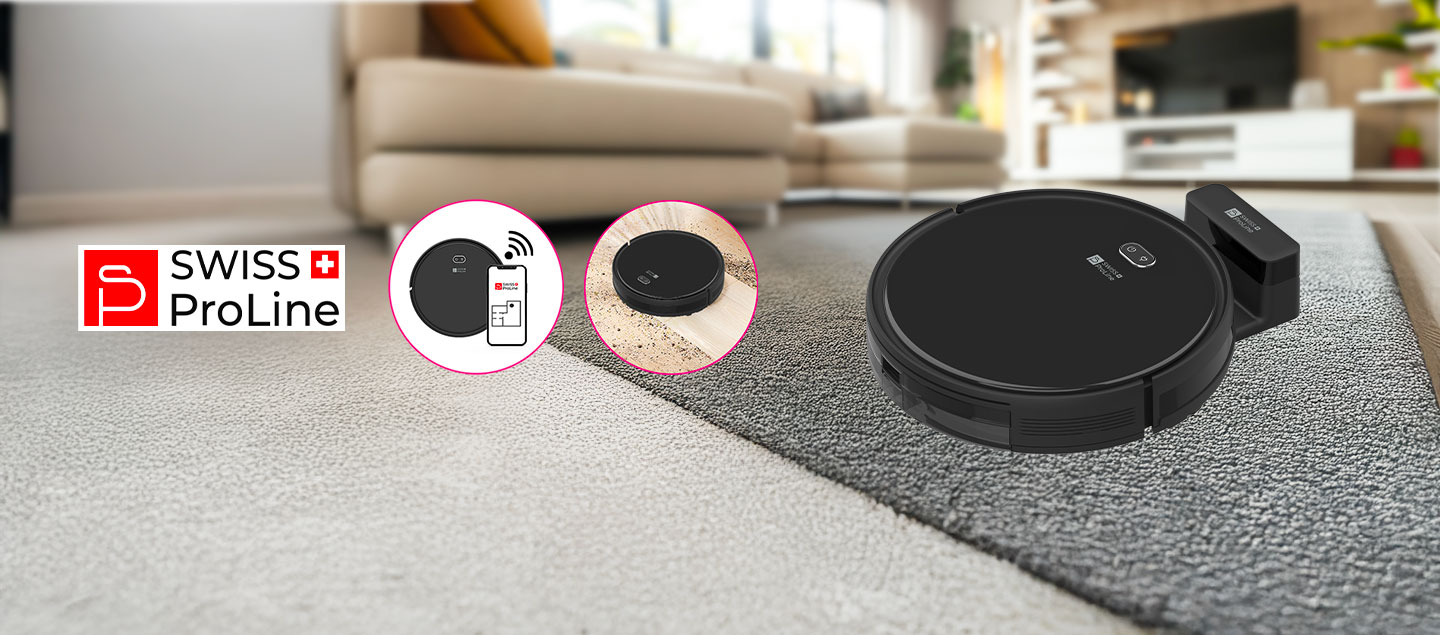 Aspirateur robot connecté Swiss ProLine