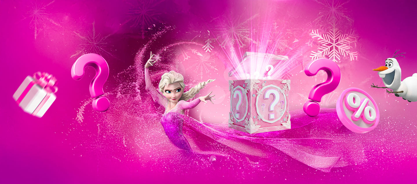 Boite Surprises 100% REINE DES NEIGES