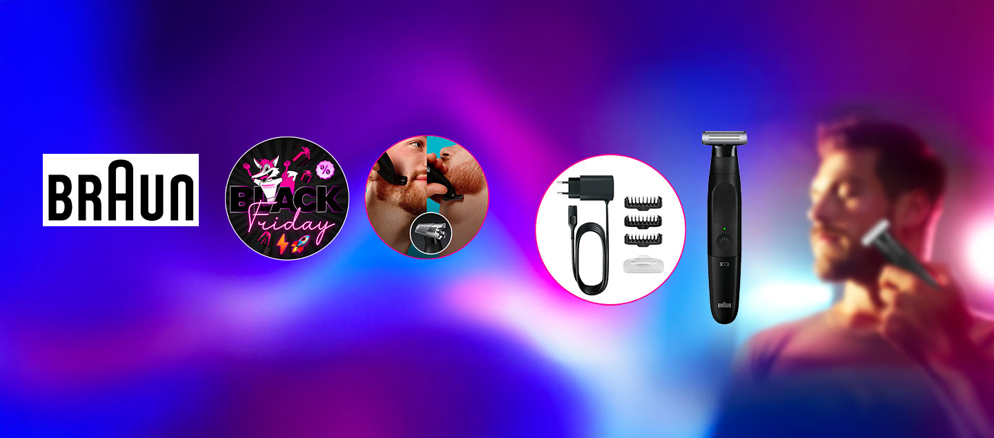 Tondeuse multifonctions avec 3 accessoires BRAUN