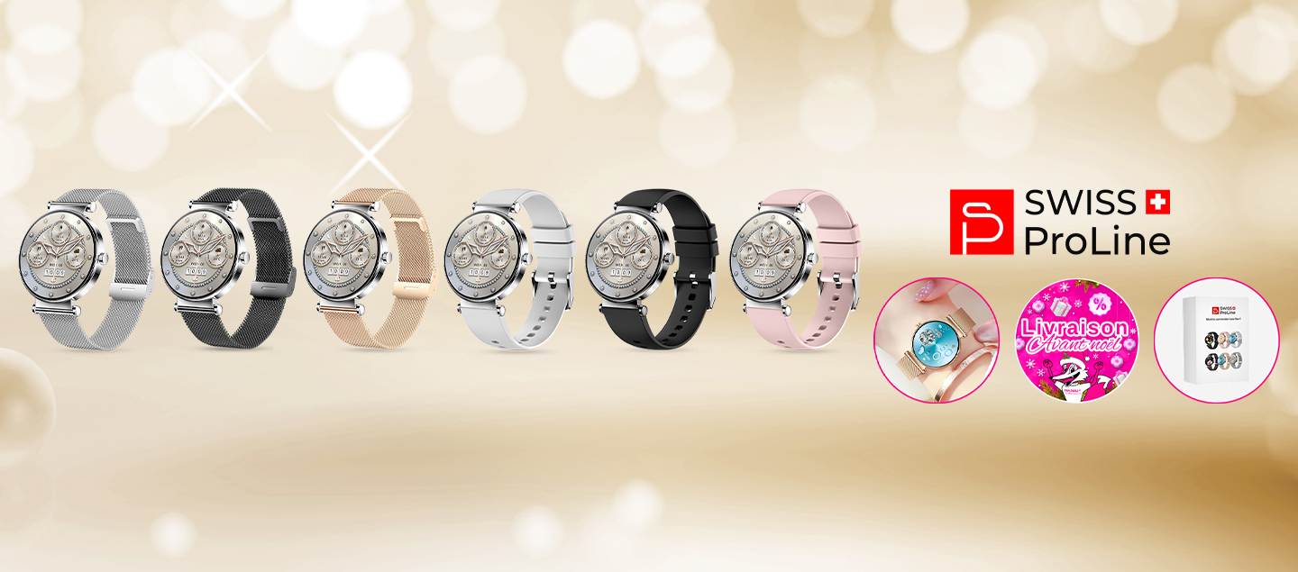 Montre connectée luxe 6en1 Swiss ProLine