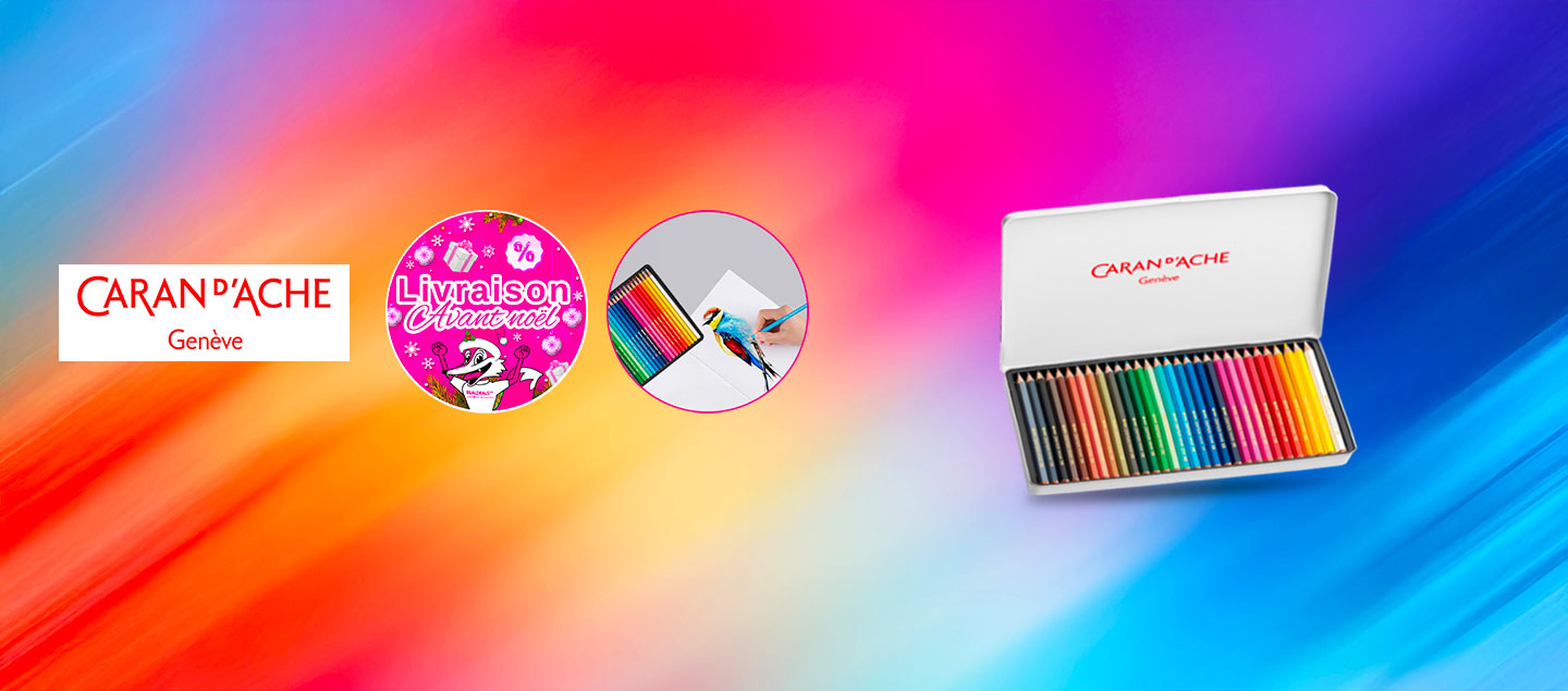 Set de 30 crayons de couleur CARAN D'ACHE