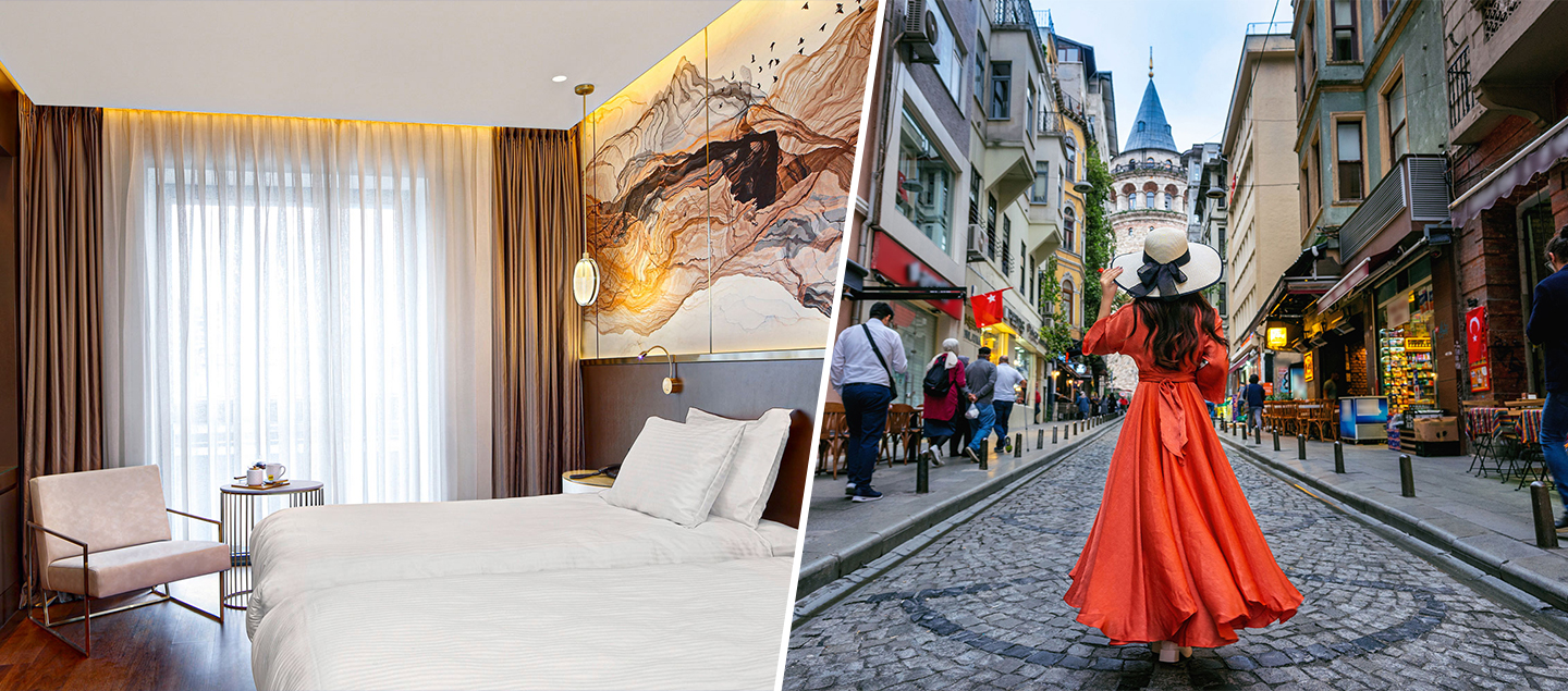 Séjour de 3 nuitées en Turquie à Istanbul avec Petit-déjeuner et Cocktail de bienvenue pour 2 personnes