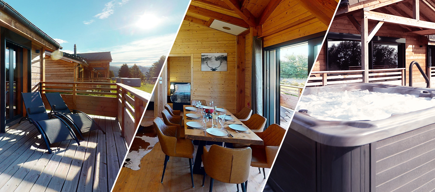 Séjour dès 2 nuitées dans un chalet privatif à Woodland Village au cœur du Valais jusqu'à 8 personnes