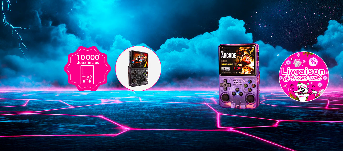Console de jeux rétro (10'000 jeux inclus)