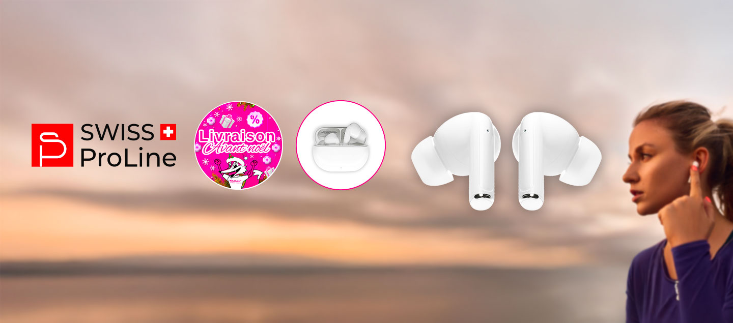 Écouteurs sans fil Bluetooth Swiss ProLine