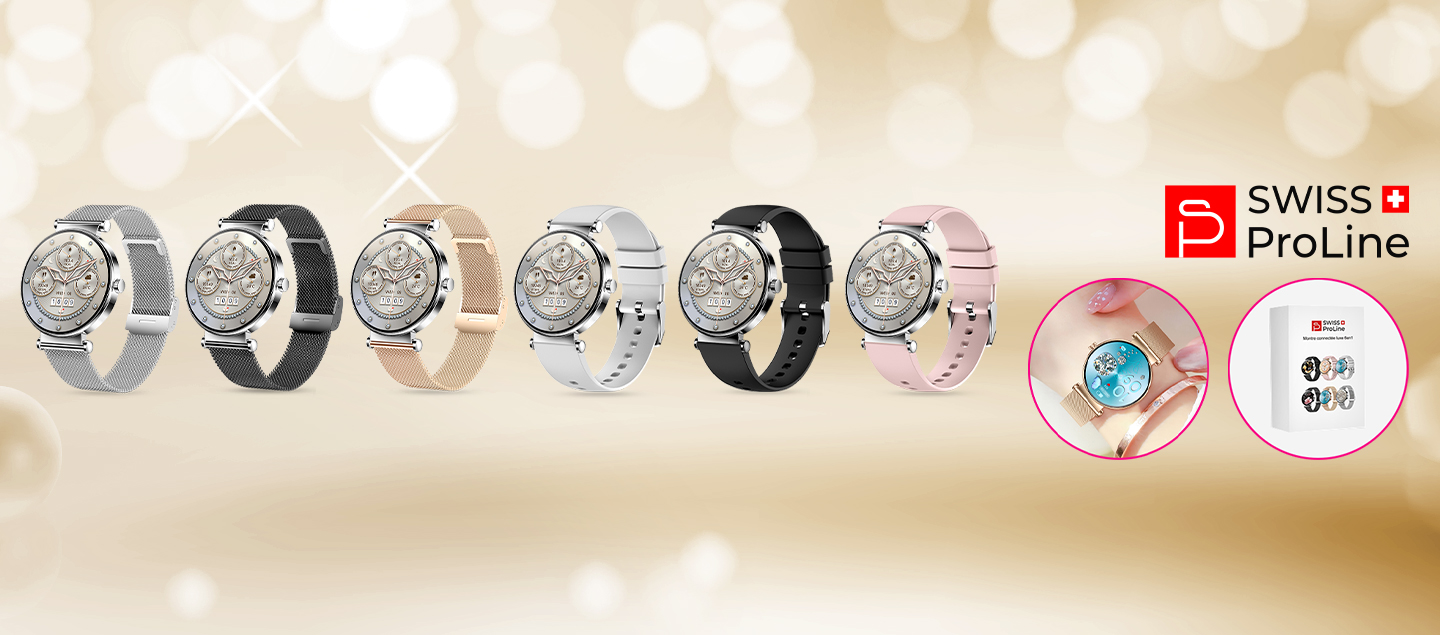 Montre connectée luxe 6en1 Swiss ProLine