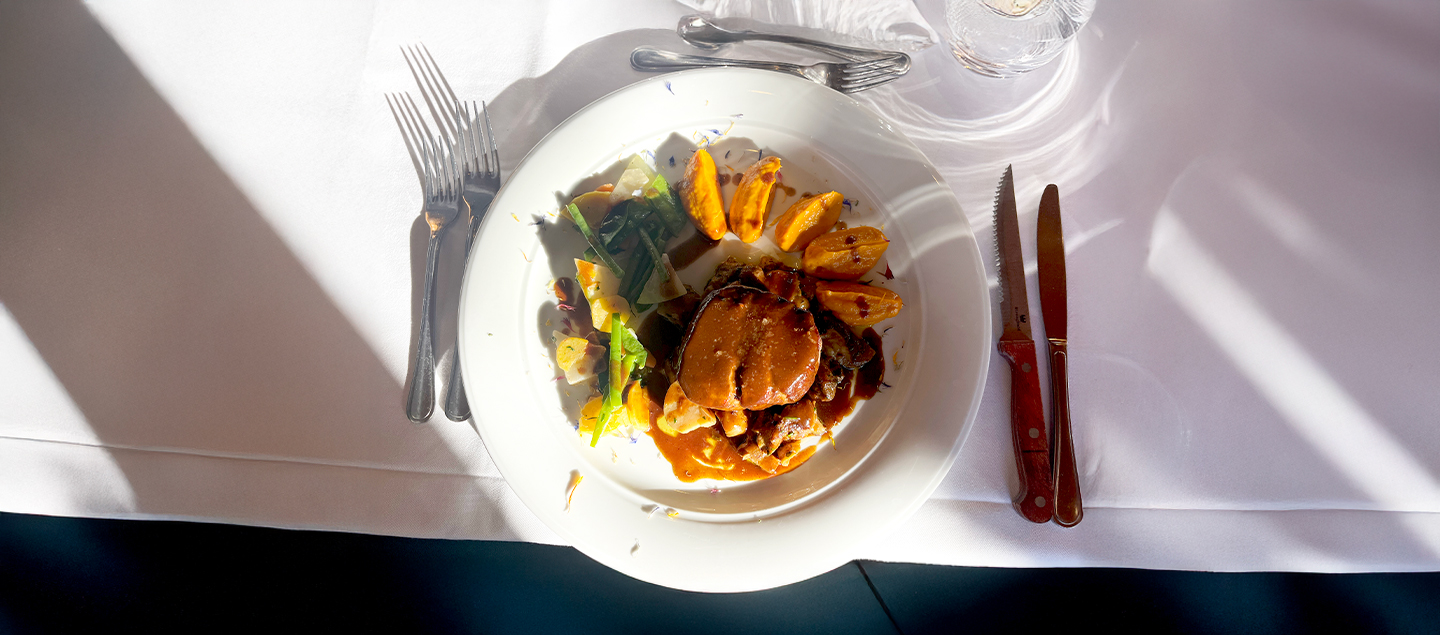 Menu Filet de boeuf avec entrée, dessert et Verre de bienvenue dès 2 personnes