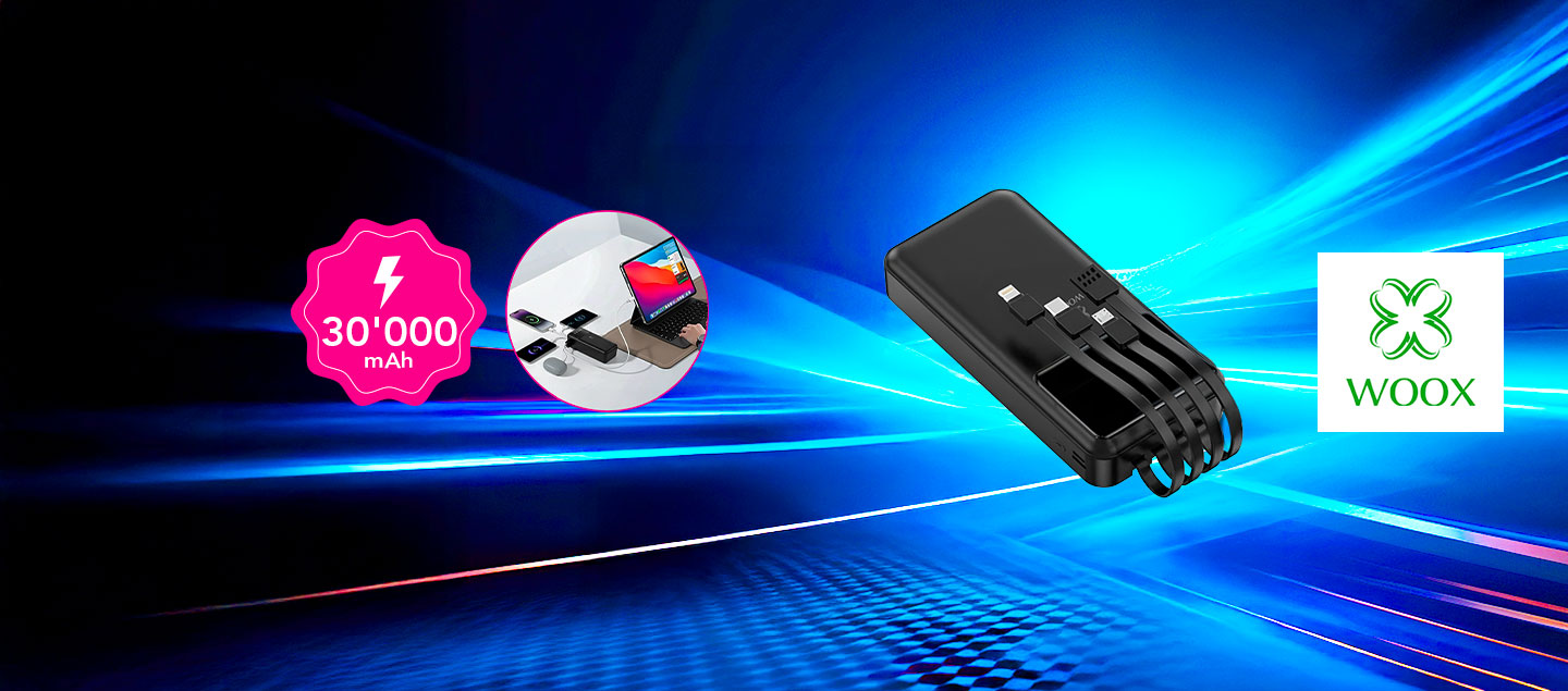 Batterie portable 30'000 mAh WOOX