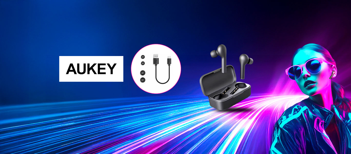 Écouteurs sans fil Bluetooth AUKEY