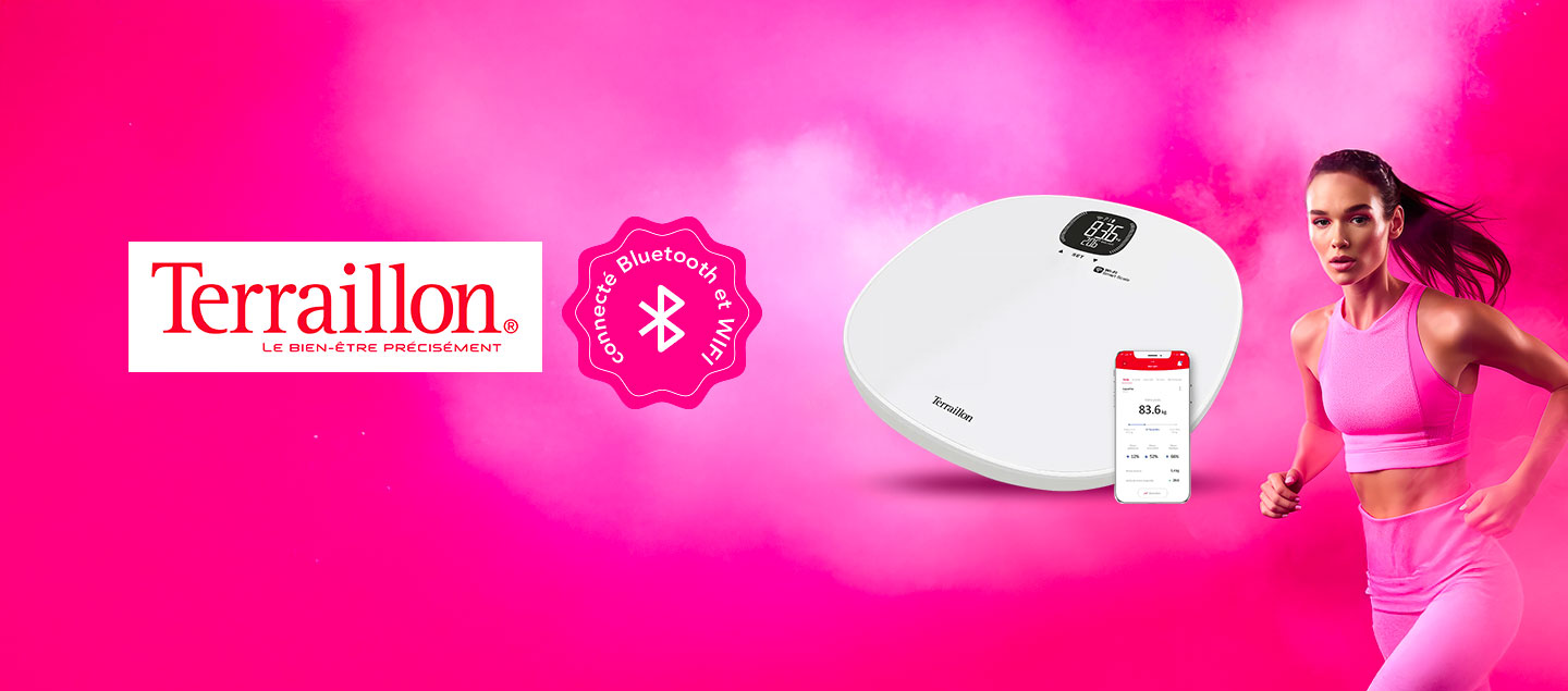 Pèse-personne connecté Bluetooth et WIFI Terraillon