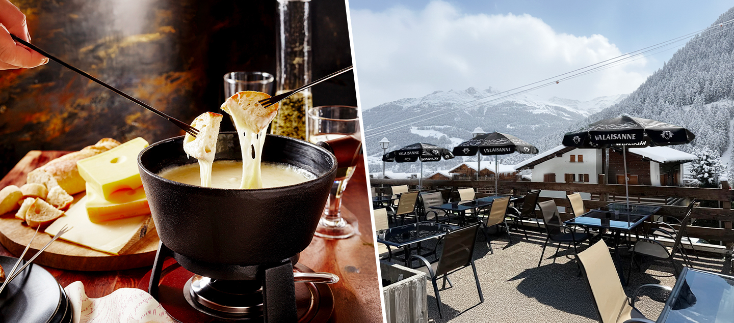 Menu Fondue au fromage avec entrée dès 2 personnes