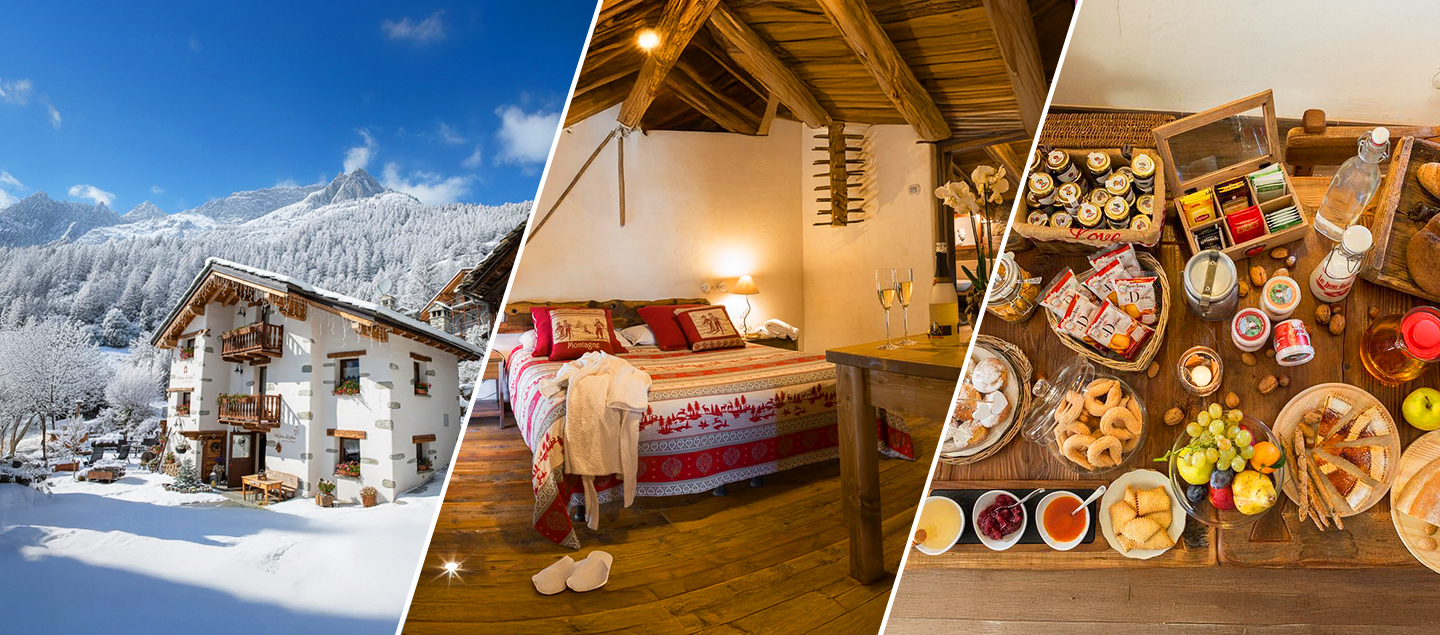 Séjour à La Maison d'Antan dans la Vallée d'Aoste avec Petit-déjeuner pour 2 personnes