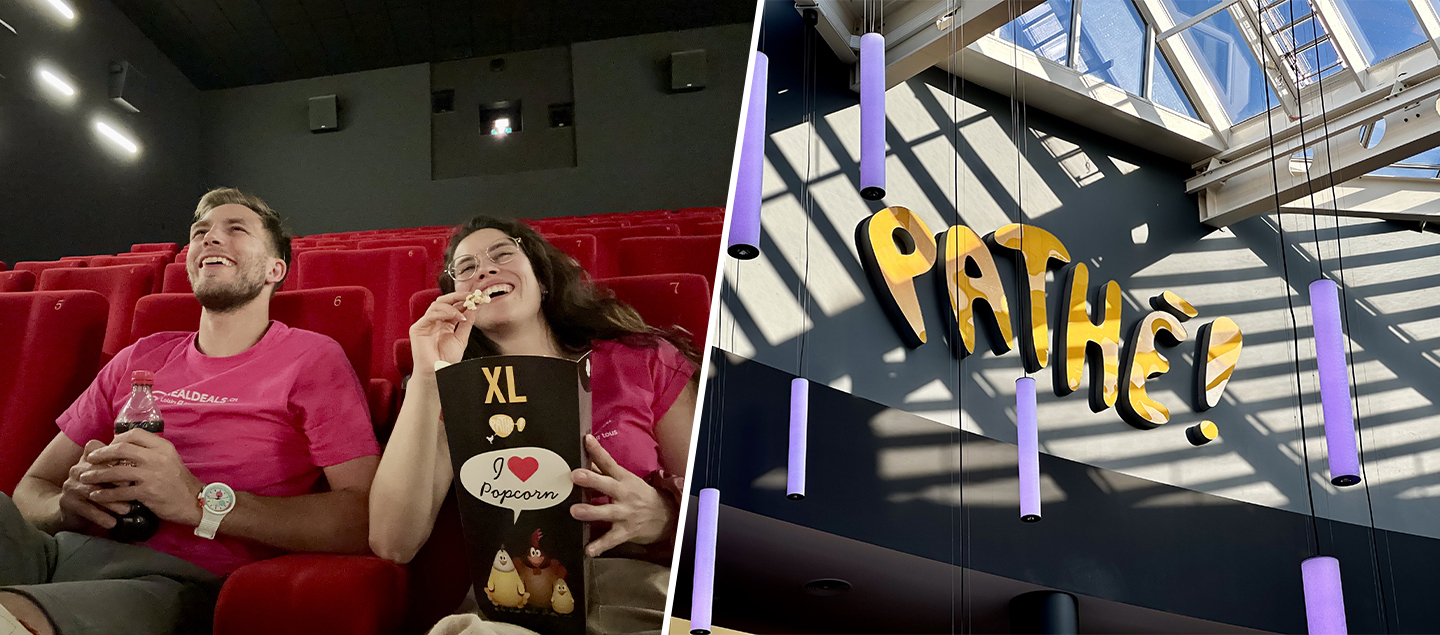 1 Ticket de cinéma valable dans tous les cinémas Pathé de Suisse (Film 3D inclus)