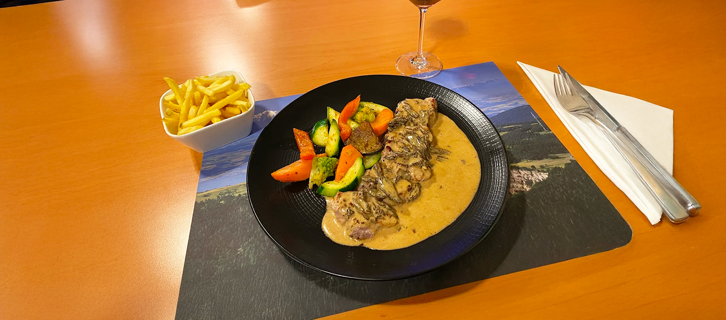 Menu Filet mignon sauce Morilles avec entrée et dessert dès 2 personnes