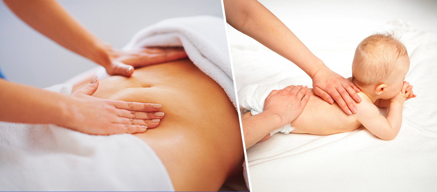 Massage post-partum maman avec ou sans bébé de 60 minutes