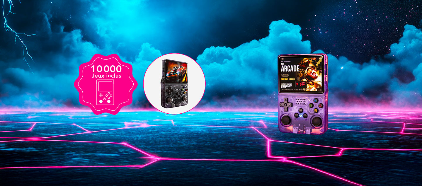 Console de jeux rétro (10'000 jeux inclus)