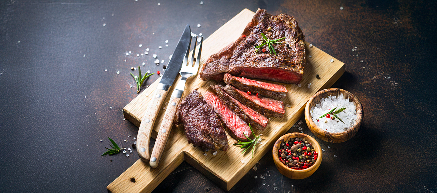 Filet de boeuf à la braise avec dessert dès 2 personnes