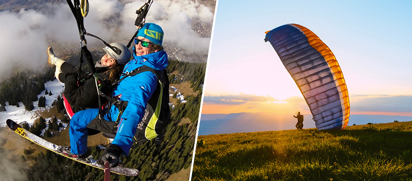 Vol en parapente biplace avec photos