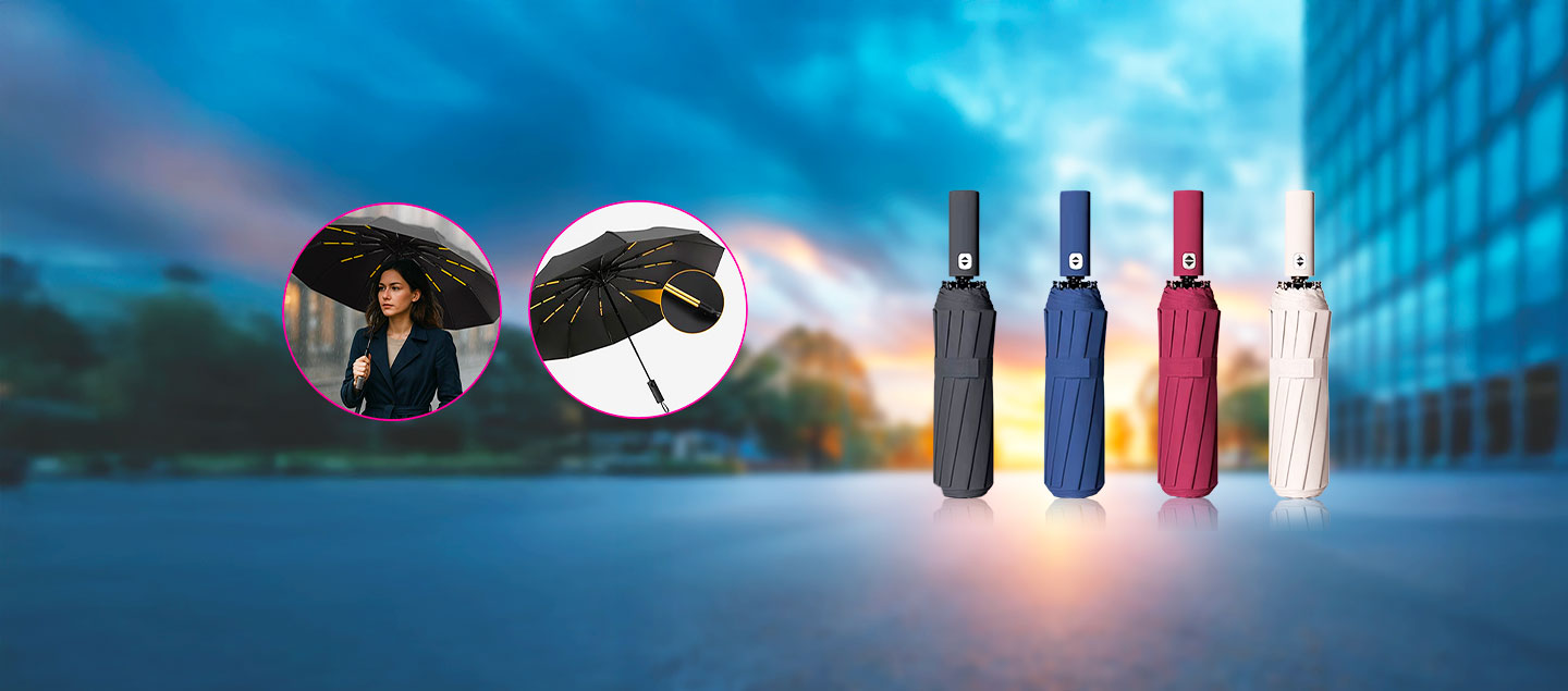 Parapluie automatique pratique et résistant