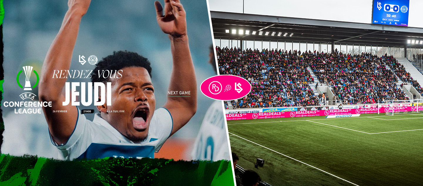 Conference League - 1 entrée pour le match de Coupe d’Europe LS VS SK Sigma Olomouc (26.02.2026)