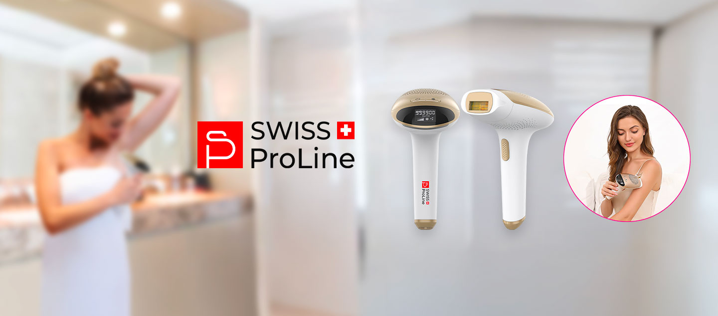 Épilateur professionnel IPL puissant à lumière pulsée Swiss ProLine