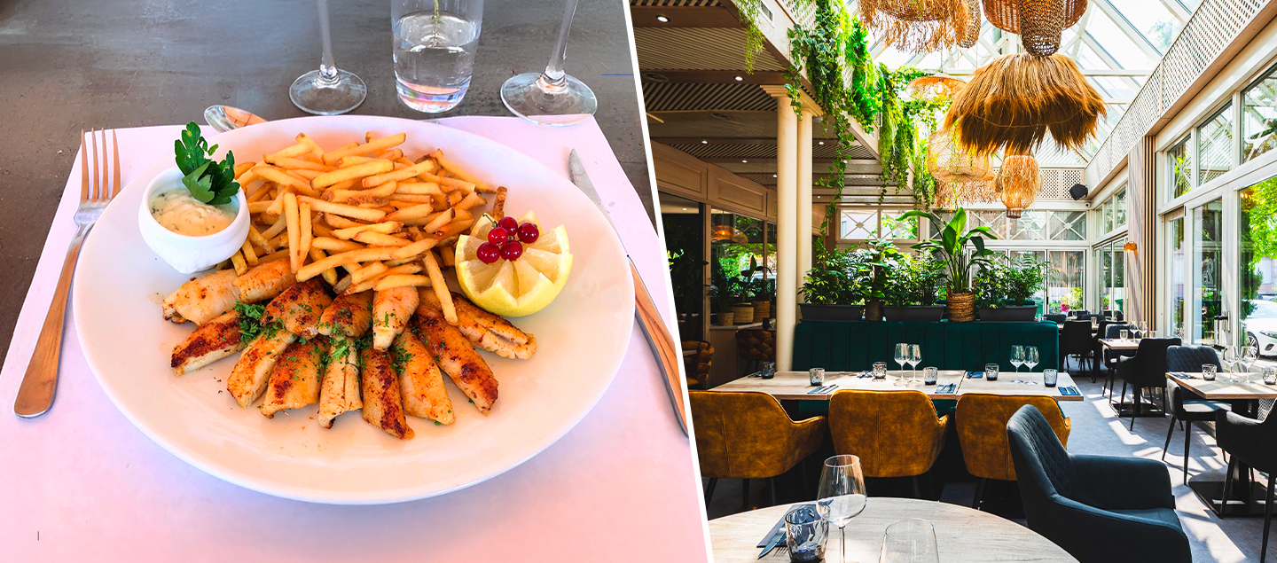 Filets de perche à la meunière avec dessert dès 2 personnes