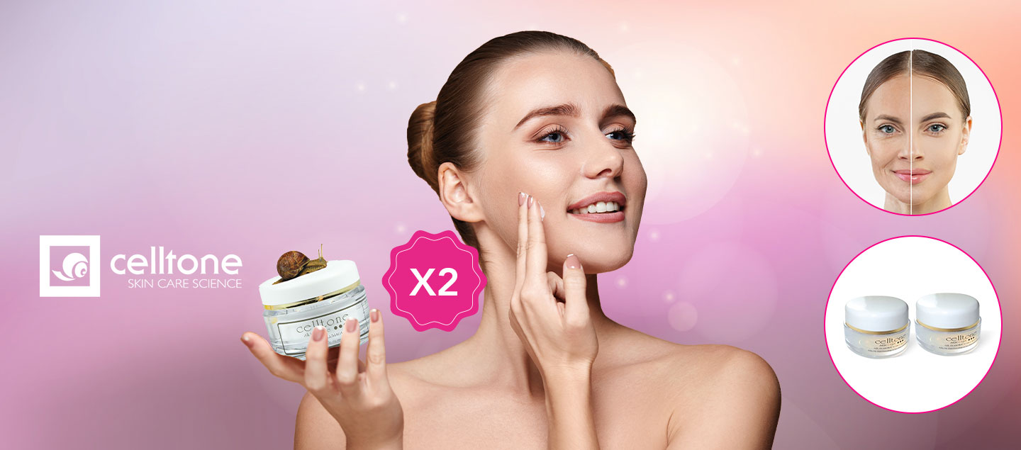 Set de 2 crèmes à l'escargot (remède miracle pour votre visage)