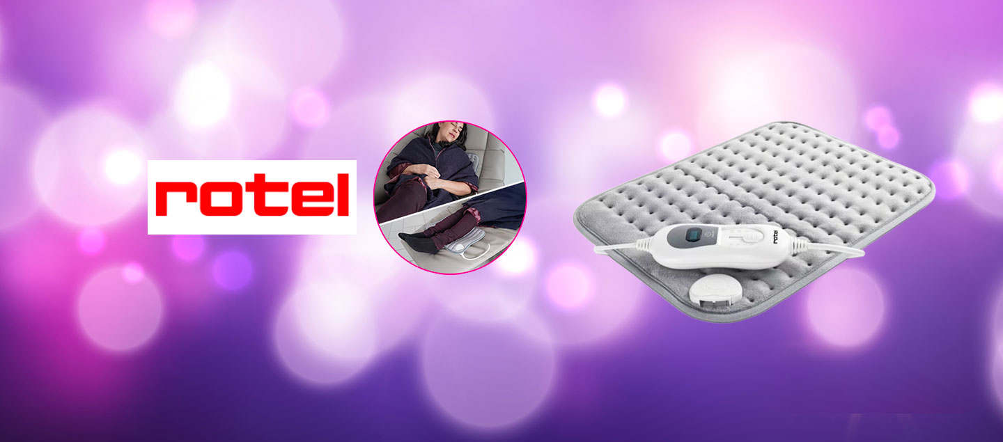 Coussin chauffant électrique doux et moelleux ROTEL