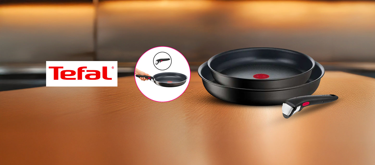 Set de 2 poêles tous feux dont Induction Ingenio TEFAL