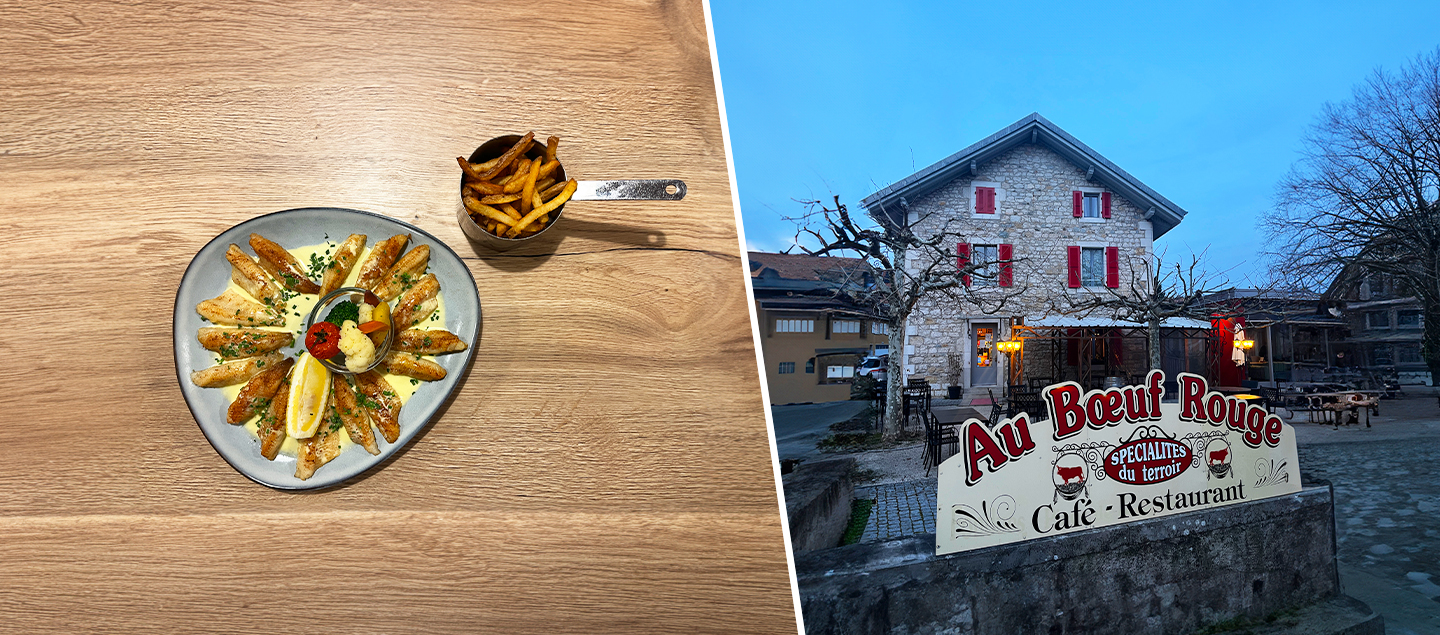 Menu Filets de perches avec entrée et dessert dès 2 personnes