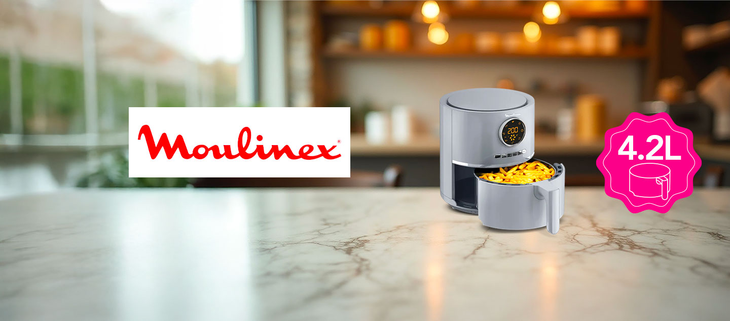 Friteuse à air chaud Air Fryer 4,2L (sans huile) MOULINEX