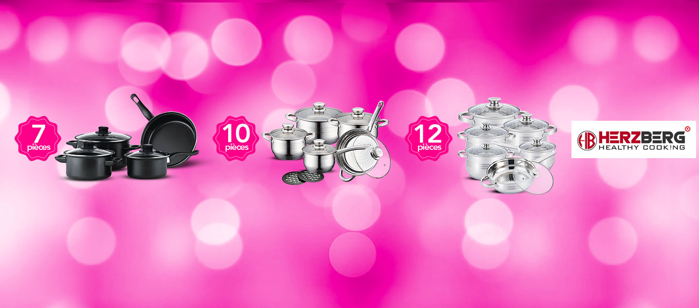 Batterie de cuisine tous feux dont Induction Herzberg