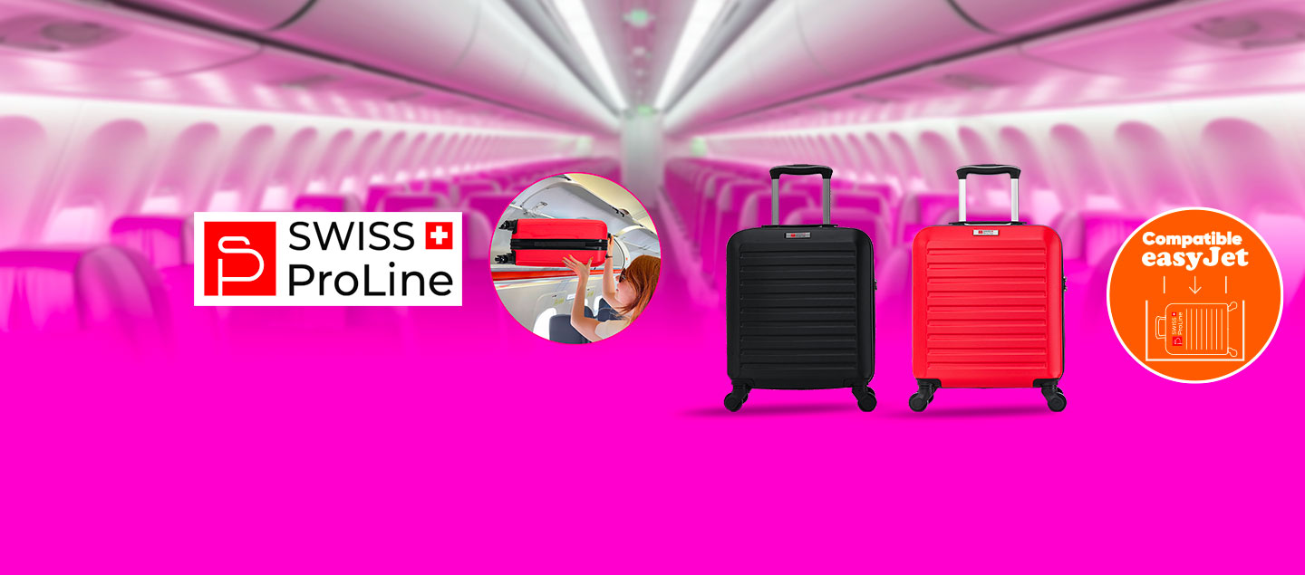 Valise cabine compatible EasyJet (45cm) Swiss ProLine