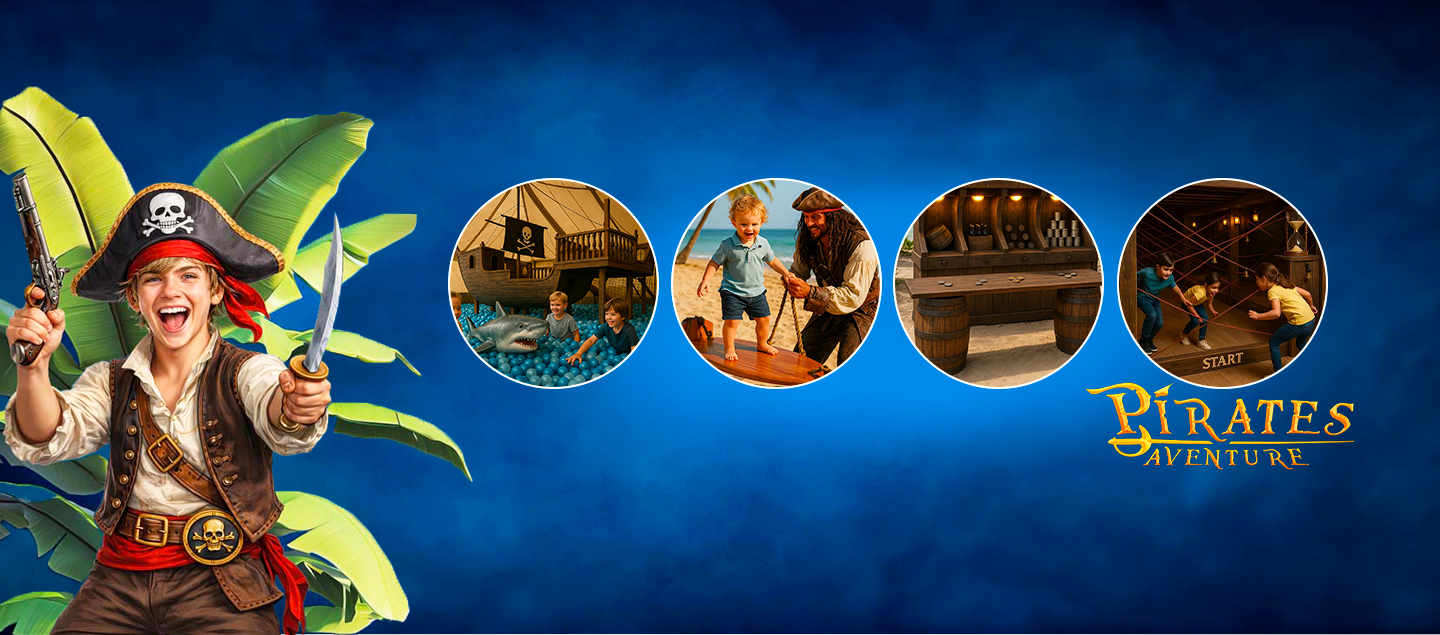 1 Entrée à l'exposition Pirates Aventure