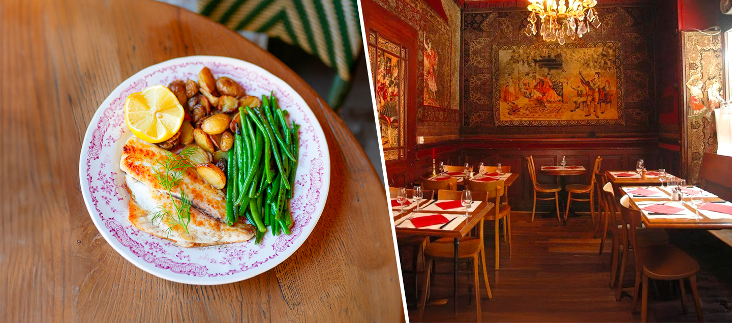 Menu Filets de perche avec entrée et dessert dès 2 personnes