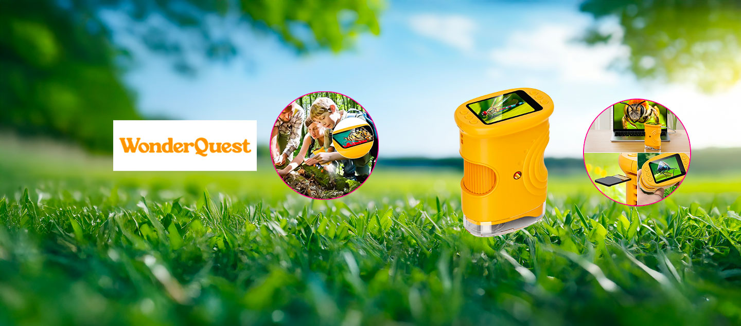 Microscope révolutionnaire portable et pratique WONDERQUEST
