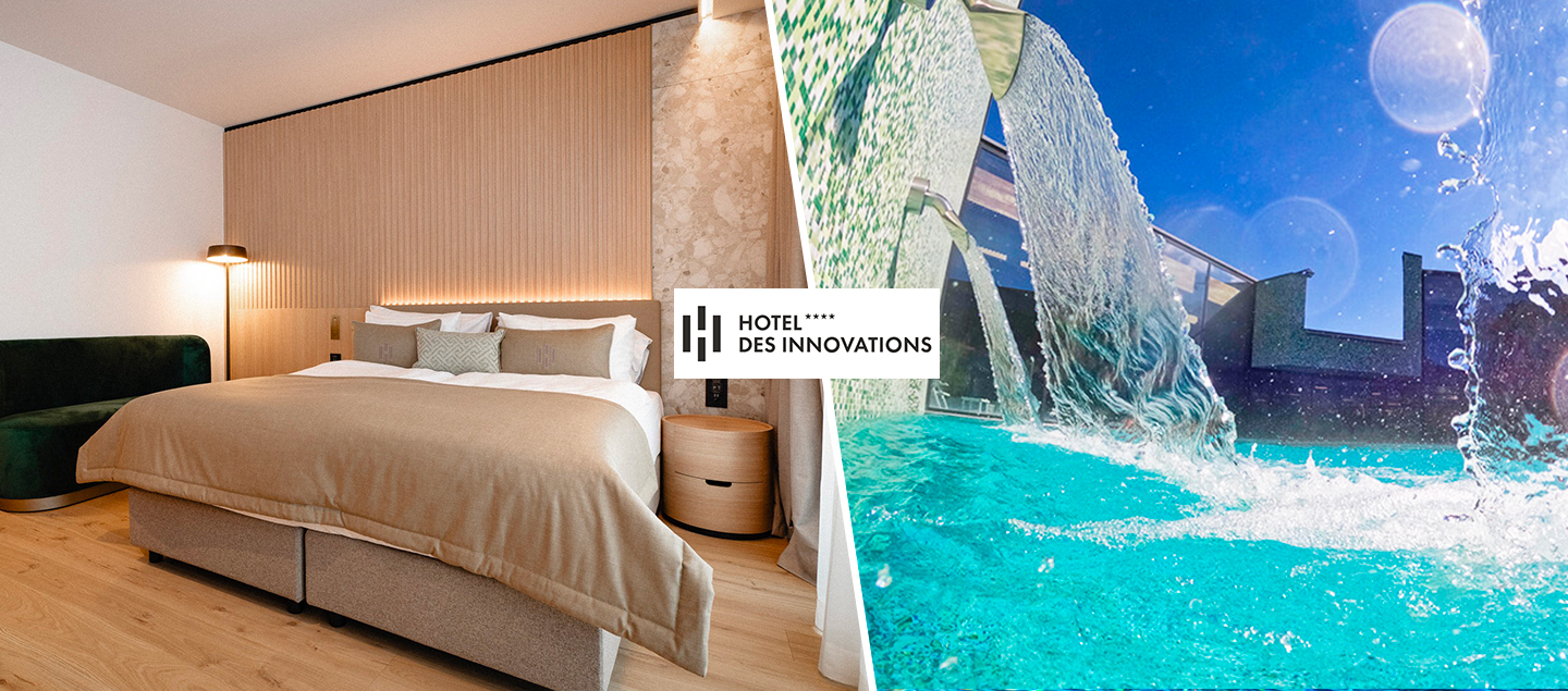 1 Nuitée à l'Hôtel des Innovations**** avec Petit-déjeuner et Entrées aux Bains de la Gruyère pour 2 personnes