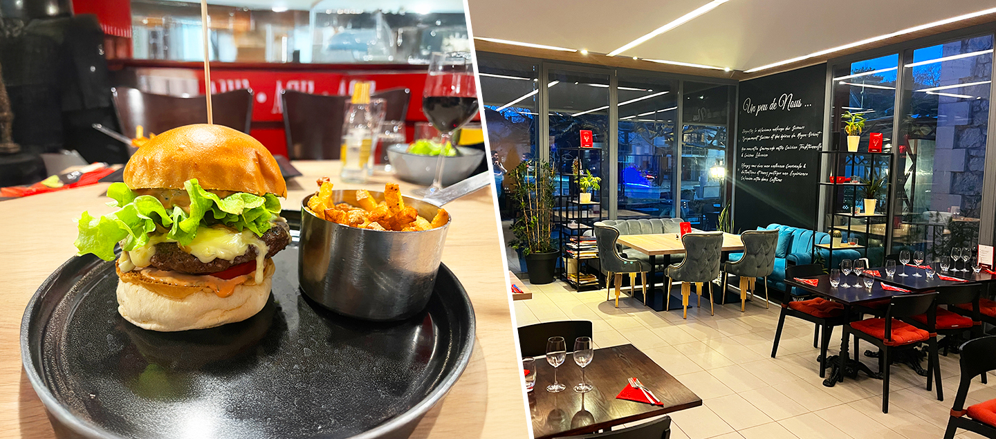 Menu Burger de boeuf avec entrée et dessert dès 2 personnes