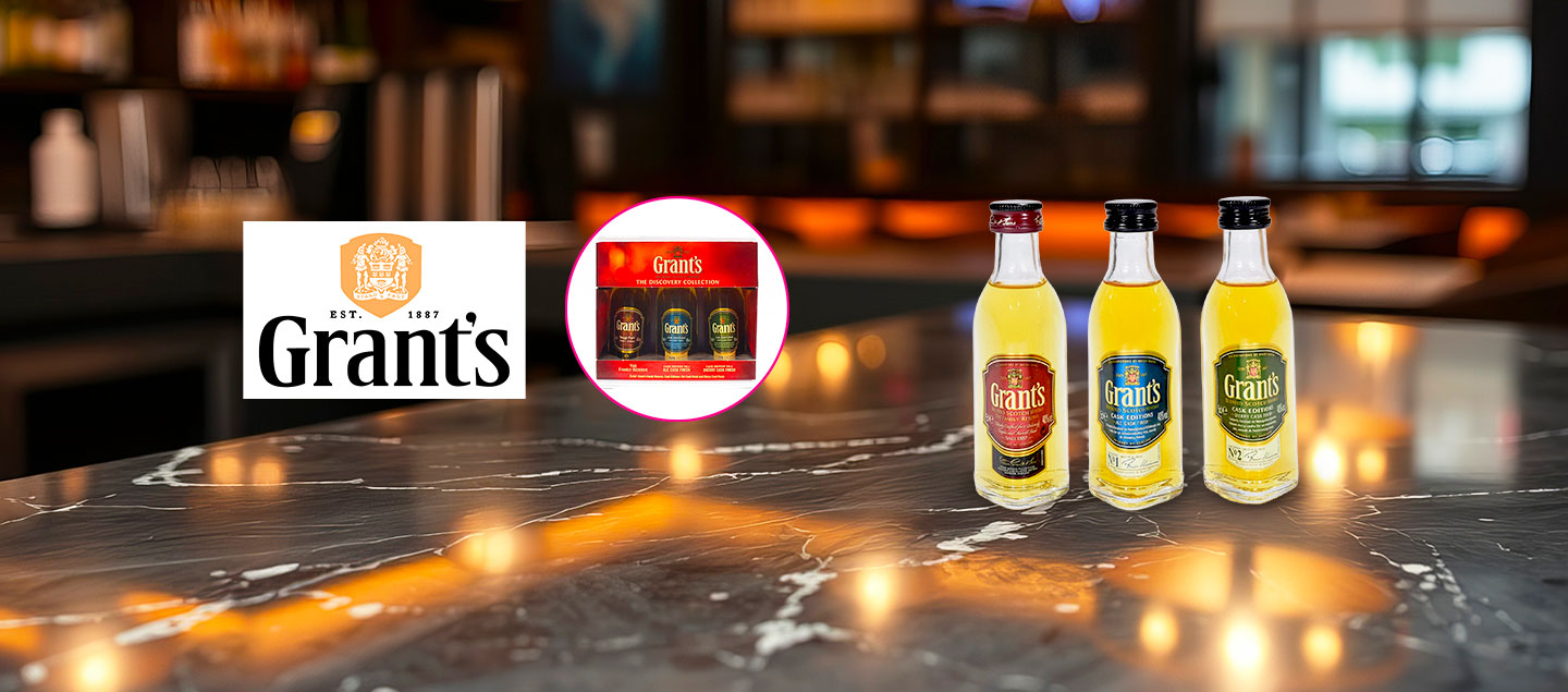 Coffret découverte de 3 whiskies GRANT'S