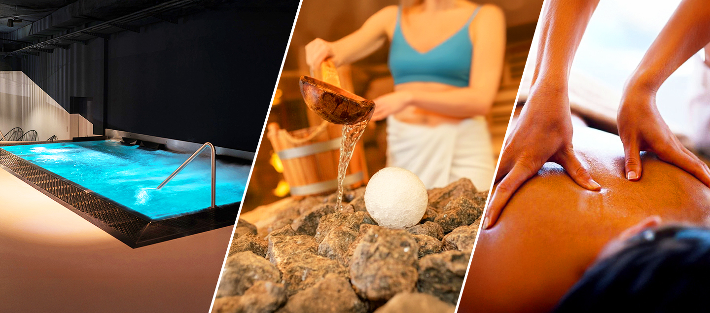 Accès illimité au Spa avec coupe de Prosecco pour 1 ou 2 personnes avec ou sans Massage Duo