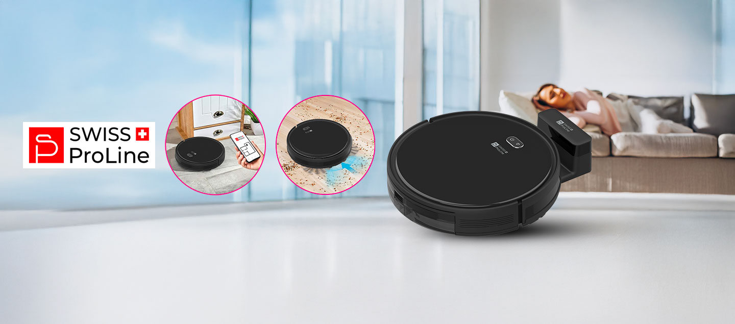 Aspirateur robot connecté Swiss ProLine