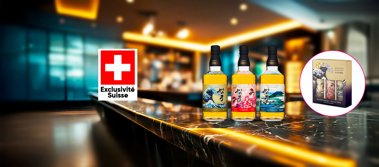 Coffret découverte de 3 whiskies japonais MATSUI