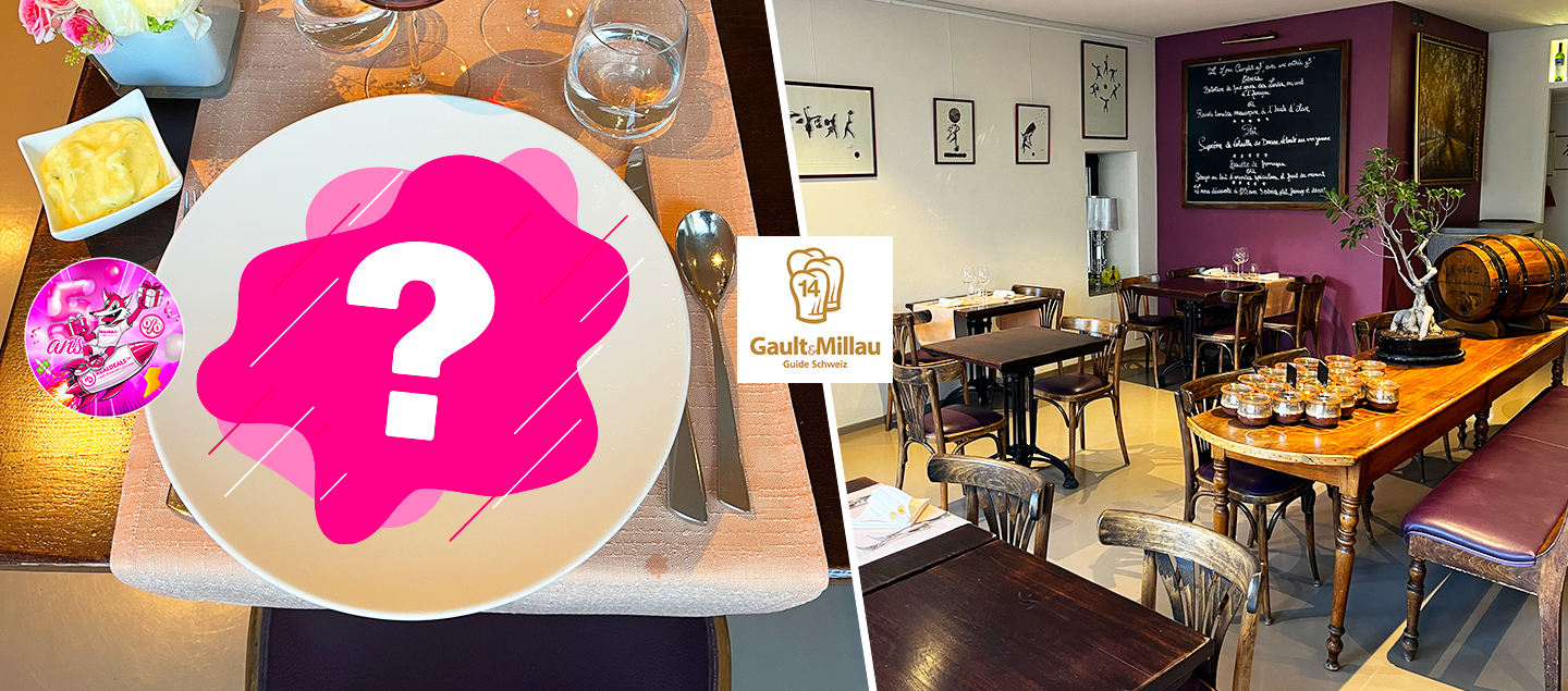 Menu Surprise au Café du Mont-Blanc pour 2 personnes (14 points au Gault & Millau)